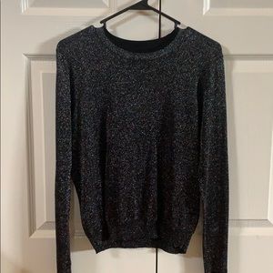 Gianni Bini black with sparkle thin sweater